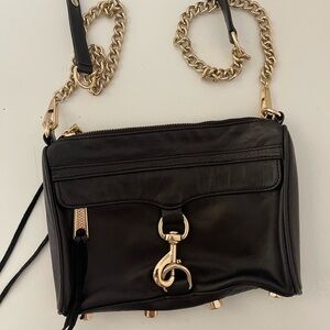 Rebecca minkoff Mac mini black leather